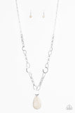 Paparazzi Recycled Refinement - White Necklace