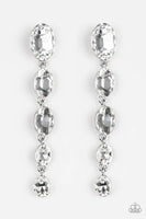 Paparazzi Red Carpet Radiance - White Post Earrings