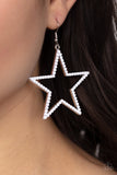 Paparazzi Count Your Stars - White Earrings