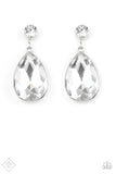 Paparazzi Debutante Dazzle -White Post Earrings