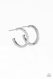Paparazzi Hoop Haven - White Hoop Earrings