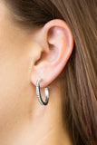 Paparazzi Hoop Haven - White Hoop Earrings