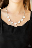 Paparazzi Star Quality Sparkle - White Necklace