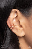 Paparazzi Metallic Moment - Gold Earring Cuff