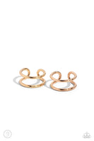 Paparazzi Metallic Moment - Gold Earring Cuff