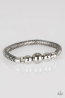 Paparazzi City Campus - White Bracelet