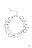 Paparazzi Material Girl - White Bracelet