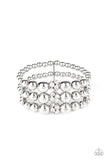 Paparazzi Icing On The Top - White Bracelet