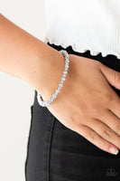 Paparazzi Seven Figure Fabulous - White Bracelet