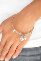 Paparazzi Truly True Love - White Bracelet