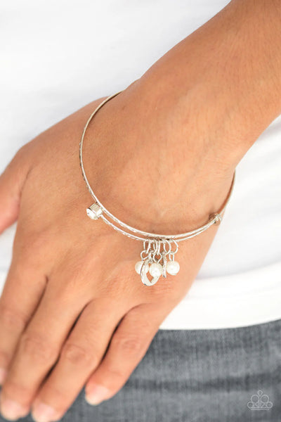 Paparazzi Truly True Love - White Bracelet