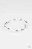 Paparazzi Starry-Eyed Elegance - White Bracelet