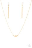 Paparazzi In-Flight Fashion - Gold Necklace