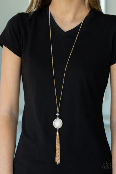 Paparazzi Sparkling Spectacle - Gold Necklace
