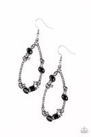 Paparazzi Quite The Collection - Black Earrings