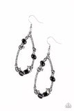 Paparazzi Quite The Collection - Black Earrings