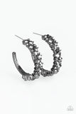 Paparazzi Glitter Galaxy - Black Earrings