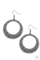 Paparazzi Very Victorious - Black Earrings
