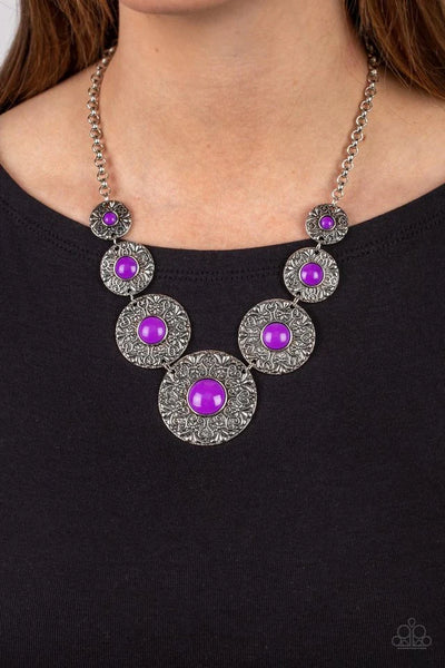 Paparazzi Garden Glade - Purple Necklace