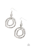 Paparazzi Scalding HAUTE - Silver Earrings