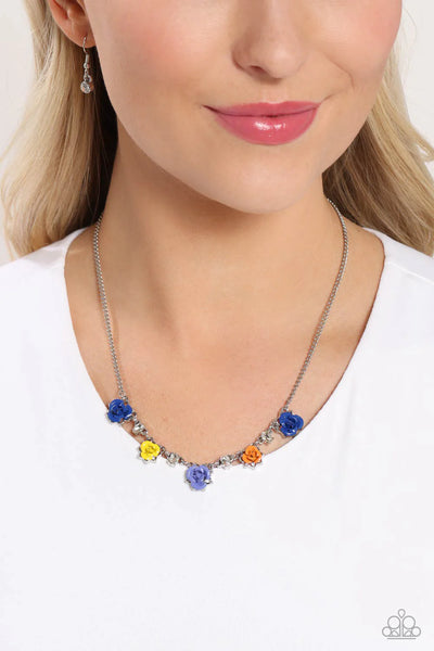 Paparazzi Strike a ROSE - Multi Necklace