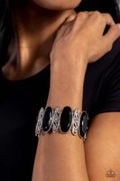 Paparazzi Saturated Sparkle - Black Bracelet