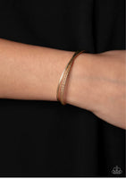 Paparazzi Coachella Curls - Gold Bracelet