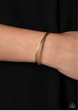 Paparazzi Coachella Curls - Gold Bracelet