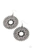 Paparazzi Revel in Radiance - Black Earrings