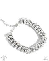 Paparazzi Once Upon A TIARA - White Bracelet