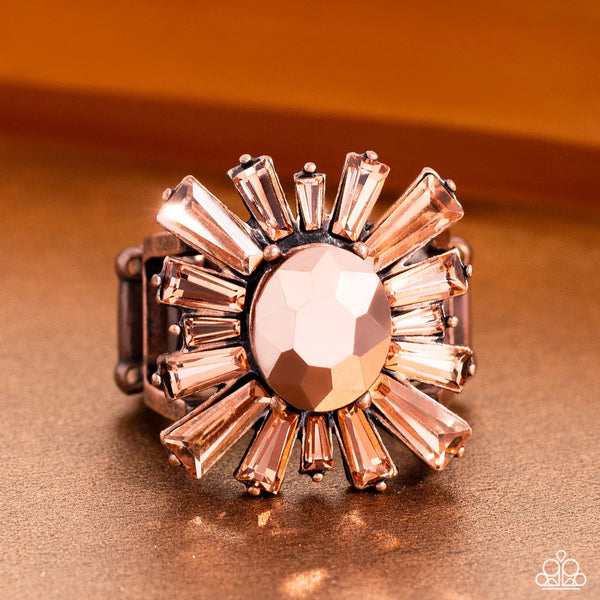 Paparazzi Starburst Season - Copper Ring