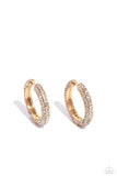 Paparazzi Glowing Praise - Gold Earrings