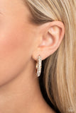 Paparazzi Glowing Praise - Gold Earrings