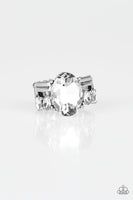 Paparazzi Shine Bright Like A Diamond - White Ring