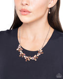 Paparazzi Serene Statement- Orange Necklace
