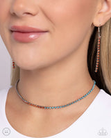 Paparazzi Dedicated Duo - Orange Necklace