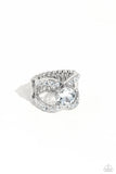 Paparazzi Bow Chicka Bow Wow - White Ring