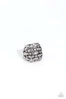 Paparazzi Steadfast Stack - Silver Ring