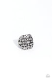 Paparazzi Steadfast Stack - Silver Ring
