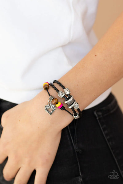 Paparazzi Highlands Heart - Multi Bracelet