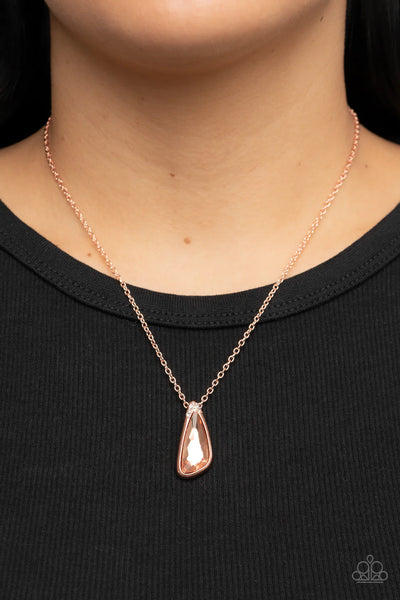 Paparazzi Envious Extravagance - Copper Necklace