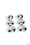 Paparazzi Futuristic Fantasy - Silver Post Earrings