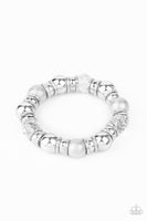 Paparazzi Take Your Best Shot - White Bracelet