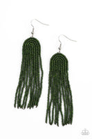 Paparazzi Right as RAINBOW - Green Earrings