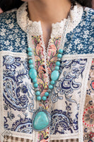Paparazzi Southwest Paradise - Blue Necklace