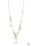 Paparazzi Nautical Nouveau - White Necklace
