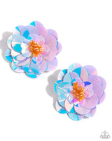 Paparazzi Floating Florals - Multi Post Earrings