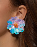 Paparazzi Floating Florals - Multi Post Earrings