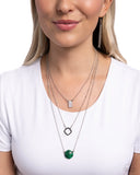 Paparazzi Playfully Panache - Green Necklace