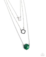 Paparazzi Playfully Panache - Green Necklace
